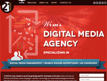 Tablet Screenshot of 21digital.com